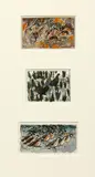 Oyster Catchers; Canada Geese; Shelduck; Quail by Charles Frederick Tunnicliffe, A collection of twelve composition watercolour sketches, contained in four frames, sold Sep 2014