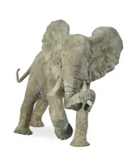 Le Sapeur De Kinshasa by François Vandenberghe, bronze, sold Sep 2014