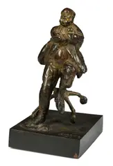 Caesar by André Barelier, bronze with a dark brown patina, offered Sep 2014