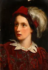 'Rosalind' by William Gale, oil on panel, sold Sep 2014
