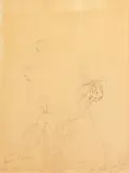'A lady/Diana Cooper' by Jean Cocteau, pencil, sold Jul 2014