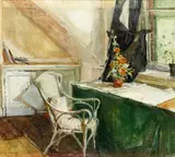 'Attic Interior 1978' by Emily Gwynne-Jones, oil on canvas, sold Jul 2014