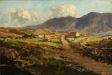 Arranmore, The Rosses, County Donegal by Rowland Hill, oil on canvas, sold Jul 2014