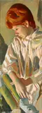 Child of the 60's by Robert Duckworth Greenham, oil on board, sold Jul 2014