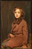 'Eileen' by Percy Harland Fisher, oil on canvas, sold Jul 2014