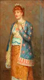 A Lady of Syracuse by Edward Frederick Brewtnall, watercolour, offered Jul 2014
