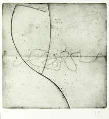 Untitled by Victor Pasmore, aquatint and etching, pub. by the Mark Rothko Memorial Trust 1973, sold May 2014