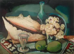 Still life by Daniel O'Neill, oil on canvas, sold May 2014