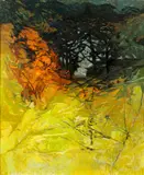 The Clearing, by John Elwyn, oil on board,, sold May 2014