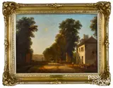 Scene at Fontainebleau (Seine et Marne) by Victor de Grailly, oil on canvas, sold Oct 2021