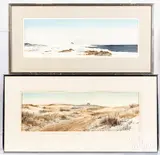 landscapes by Jack Garver, watercolor, sold Jul 2021