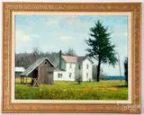Bennett's House by David Hopkins, oil on canvas, sold May 2021