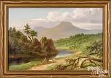 Vermont landscape by Russell Smith, oil on canvas, sold May 2021