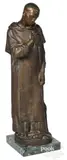 of Saint Martin de Porres by Fr. Thomas McGlynn, patinated bronze, sold May 2021