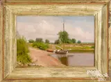 Glastonbury by Seymour Guy, oil on canvas, sold May 2021
