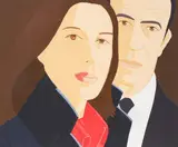 Ada and Alex by Alex Katz, 1984, screenprint in colors on Arches paper, sold Apr 2021