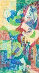 Untitled by Olivia Koopalethes, 1969, encaustic on paper, sold May 2021