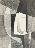 Musée by Benoît Gilsoul, graphite on Arches paper, sold May 2021
