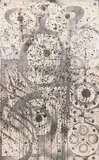 Spirit Garden by Lowell Nesbitt, 1962, ink and graphite on paper, sold May 2021
