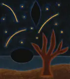 Shooting Stars, Byron Bay by John Coburn, 1992, oil on canvas, sold Apr 2013