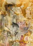 Children From Tewel, Bali by Donald Friend, ink, gouache and watercolour on paper, sold Apr 2013