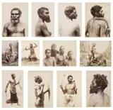 Portraits Of Australian Aborigines by Charles Kerry, 1876-82, twelve vintage albumen prints, sold Nov 2012