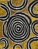 Tingari At Tjukula by Old Tutuma Tjapangati, c.1975, synthetic polymer paint on composition board, sold Nov 2012