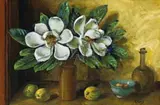 Magnolia by Margaret Olley, 1989, oil on composition board, offered Nov 2012