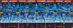 River Line by Michael Johnson, 2004, oil on canvas, offered Nov 2012