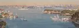 Mosman Bay, Sydney by James Ranalph Jackson, oil on canvas on composition board, sold Nov 2012