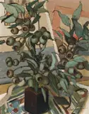 Green Gum Nuts by Constance Stokes, c.1933, oil on canvas, sold Aug 2012