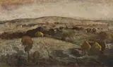 Hills Of Bathurst by Lloyd Rees, c.1944, oil on canvas, sold Aug 2012