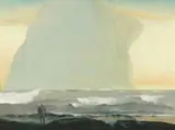 Visitor By The Southern Seas by Rick Amor, 2000, oil on linen, sold Aug 2012