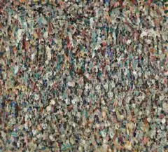 Non-Objective Painting by Ralph Balson, 1958, oil on composition board, sold Aug 2012