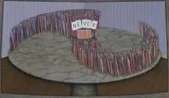 Never by John Brack, 1989-90, oil on canvas, offered Aug 2012