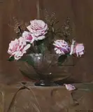 Roses, La France by Arthur Streeton, c.1933, oil on canvas, sold Aug 2012