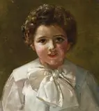 Portrait Of Adrian Buckland by Tom Roberts, 1896, oil on canvas, sold Aug 2012
