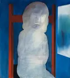 The Blue Room by Charles Blackman, 1965, oil on linen, sold Aug 2012