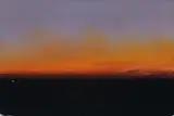 The Late Evening Run by Tim Storrier, 1994, synthetic polymer paint on paper, sold Aug 2012