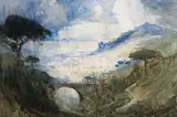 Rainstorm, Naples by Arthur Streeton, 1898, watercolour on paper, sold Aug 2012