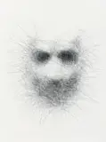 Unwritten by Vernon Ah Kee, 2008, charcoal on paper, sold Aug 2012