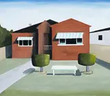 Brick House, Burwood by Noel McKenna, 2005, oil on canvas, sold Aug 2012