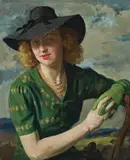 Jean by William Dargie, 1935, oil on canvas on composition board, sold Aug 2012