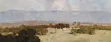 Landscape by William Beckwith McInnes, 1918, oil on wood panel, sold Aug 2012