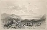 South Shore Of Lake Eyre by George French Angas, c.1863-65, pencil and grey wash on paper, sold Aug 2012