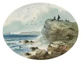 North Head Bondi Bay, North Sydney by S. T. Gill, c.1856, watercolour on paper, sold Aug 2012