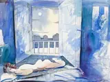 Midsummer Night’S Dream by Charles Blackman, 1983, watercolour and pen on paper, sold Aug 2012