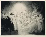The Funeral March Of Don Juan by Norman Lindsay, 1924, etching, engraving and stipple, offered Aug 2012
