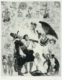 Strange Lands by Norman Lindsay, 1932, etching and stipple, sold Aug 2012