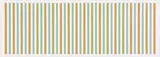 Green Surrounded By Violet And Orange by Bridget Riley, 1969, gouache on paper on canvas, sold May 2012